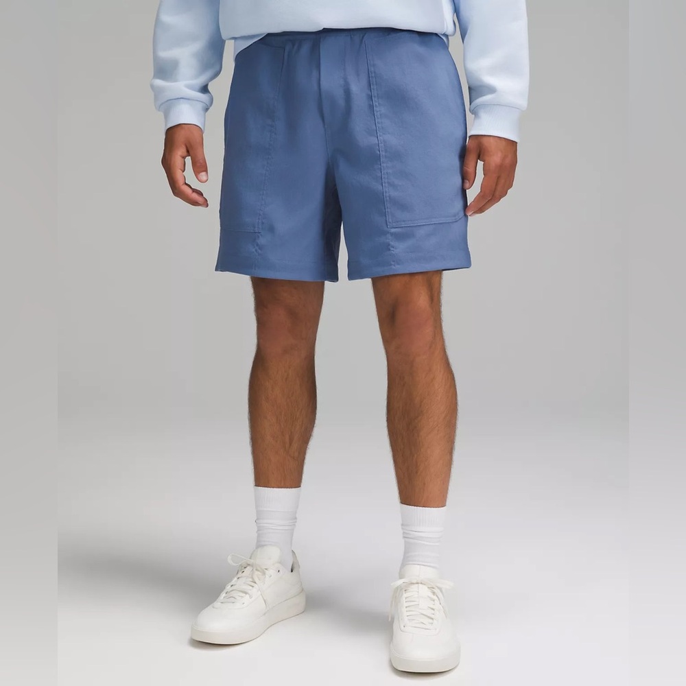 lululemon athletica Men's Slate Blue Hybrid Shorts